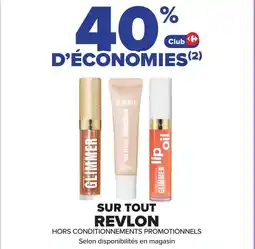 Carrefour Market Sur tout revlon offre