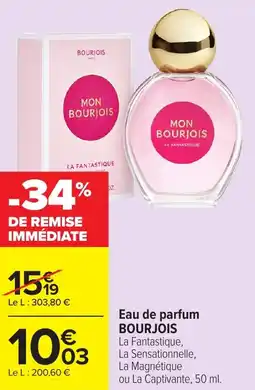 Carrefour Market Eau de parfum bourjois offre