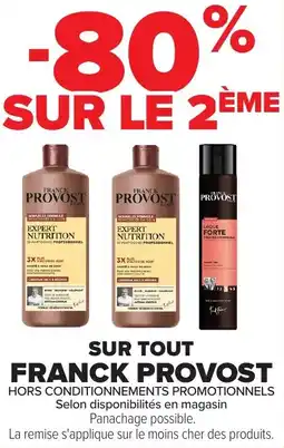 Carrefour Market Sur tout franck provost offre