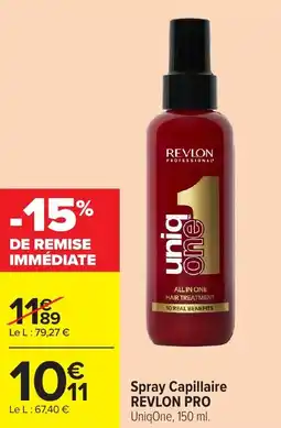 Carrefour Market Spray capillaire revlon pro offre