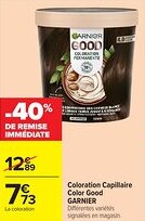 Carrefour Market Coloration capillaire color good garnier offre