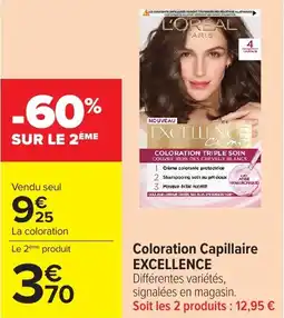 Carrefour Market Coloration capillaire excellence offre