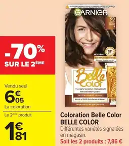 Carrefour Market Coloration belle color belle color offre