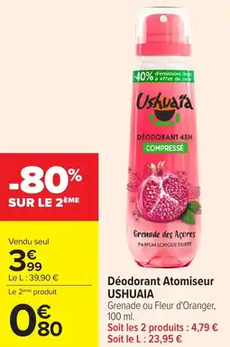 Carrefour Market Déodorant atomiseur ushuaia offre