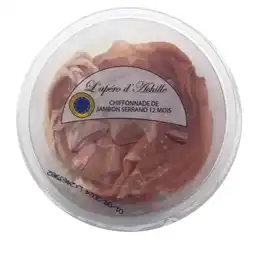 Carrefour Market Chiffonnade de jambon serrano s.t.g 12 mois l'apéro d'achille offre