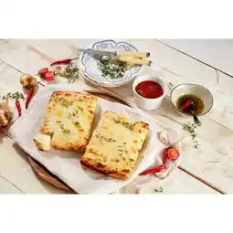 Carrefour Market Focaccia herbes, beurre d'ail & mozzarella offre