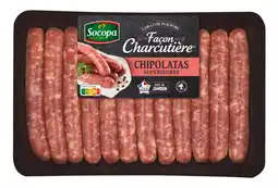 Carrefour Market 12 chipolatas supérieures façon charcutière socopa offre
