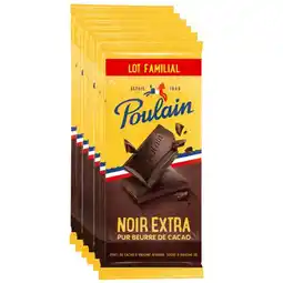 Carrefour Market Poulain tablettes de chocolat lot familial offre