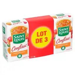 Carrefour Market Saint louis confisuc lot de 3 offre