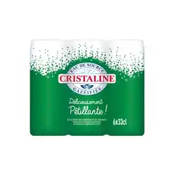 Carrefour Market Cristaline eau de source gazéifiée offre