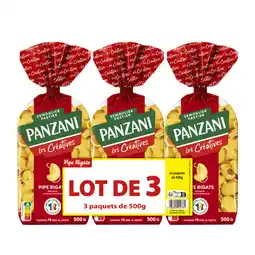 Carrefour Market Panzani pâtes lot de 3 offre