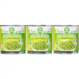 Carrefour Market Carrefour classic' haricots verts coupés extra-fins offre