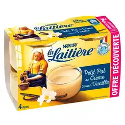 Carrefour La laitière petit pot de crème offre découverte offre