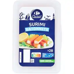Carrefour Carrefour classic' bâtonnets surimi offre