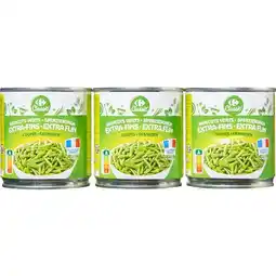 Carrefour Carrefour classic haricots verts offre