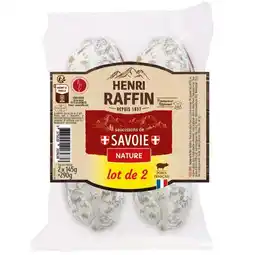 Carrefour Henri raffin saucissons secs offre