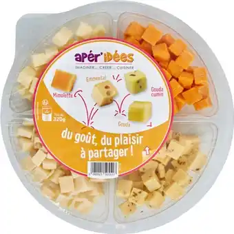 Carrefour Apér'idées plateau dés 4 fromages offre