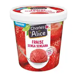 Carrefour Charles & alice sorbet offre