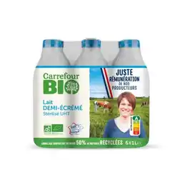 Carrefour Carrefour bio lait u.h.t offre