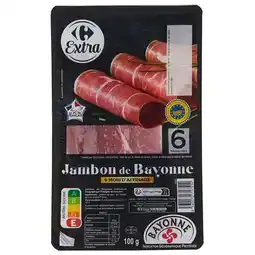 Carrefour Carrefour extra jambon de bayonne i.g.p offre