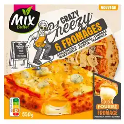 Carrefour Mix buffet pizza crazy cheesy offre