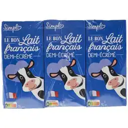 Carrefour Simpl lait offre