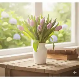 Carrefour Carrefour bouquet de 9 tulipes offre