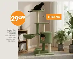 b&m Arbre à chat multiniveaux avec niche offre
