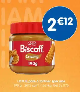 b&m Lotus pâte à tartiner speculoos offre