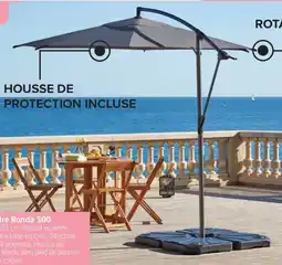 Carrefour Drive Parasol excentré Ronda 300 offre