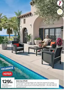 Carrefour Drive Facile - salon bas atlas offre