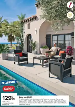 Carrefour Drive Salon bas atlas offre