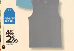 Carrefour Drive T-shirt uni homme offre