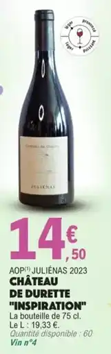 E.Leclerc Aop juliénas 2023 offre