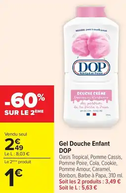 Carrefour Market Gel douche enfant dop offre