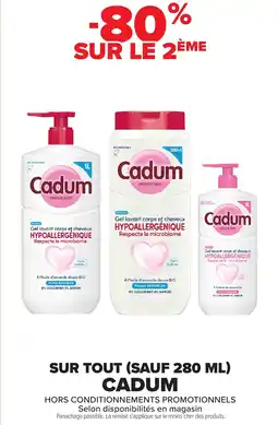 Carrefour Market Sur tout cadum offre