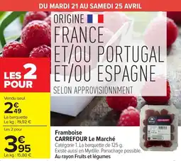 Carrefour Market Framboise carrefour le marché offre