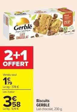 Carrefour Market Biscuits gerble offre