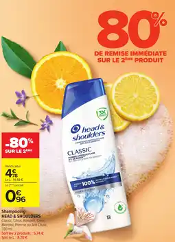 Carrefour Market Shampooing head & shoulders offre