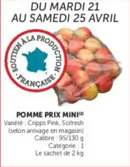 U Express Pomme prix mini offre