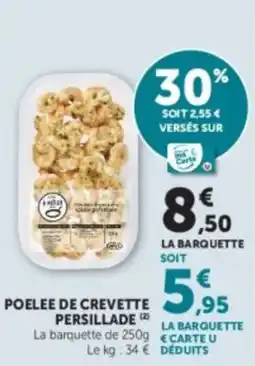 U Express Poelee de crevette persillade offre