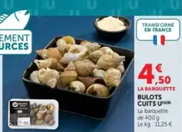 U Express Bulots cuits u offre