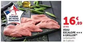 U Express Veau escalope a griller offre