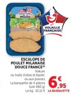 U Express Escalope de poulet milanaise douce france offre