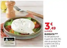 U Express Burrata offre