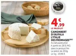U Express Camembert di bufala l'italie des fromages offre