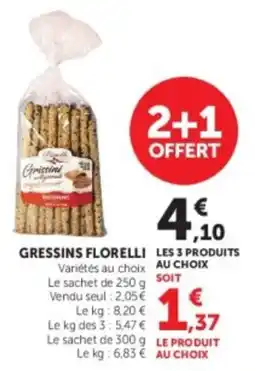 U Express Gressins florelli offre