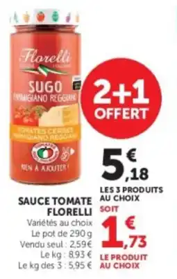 U Express Sauce tomate florelli offre