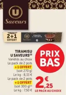 U Express Tiramisu u saveurs offre