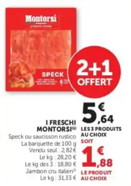 U Express I freschi montorsi offre